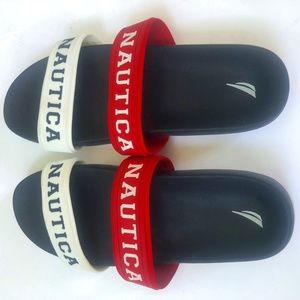 Nautica Doria 210 Double Band Women's Slides NWOT